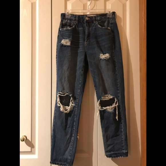 Garage Denim - Ripped blue jeans